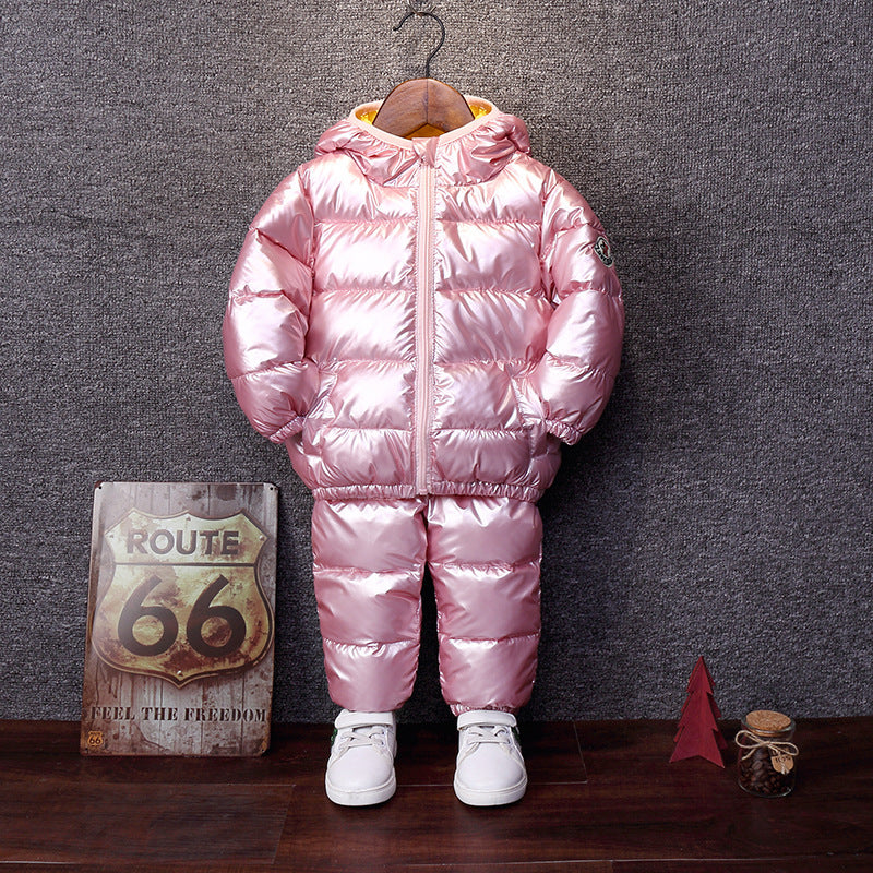 Daunenanzug aus Baumwolle für Kinder - Schneeanzug