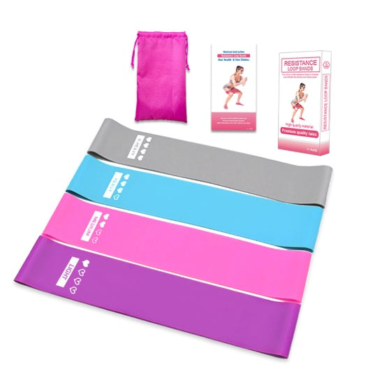 Widerstandsbänder – Elastische Fitnessbänder für Po, Yoga und Krafttraining | Sport-Gummibänder für Fitness, Gym & Bodybuilding | Mini-Resistance Bands