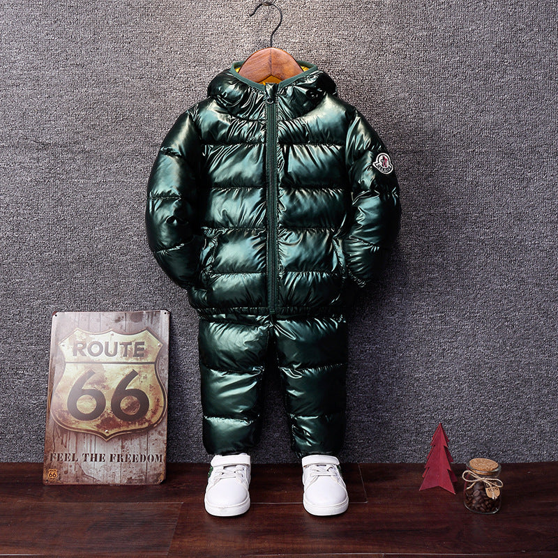 Daunenanzug aus Baumwolle für Kinder - Schneeanzug