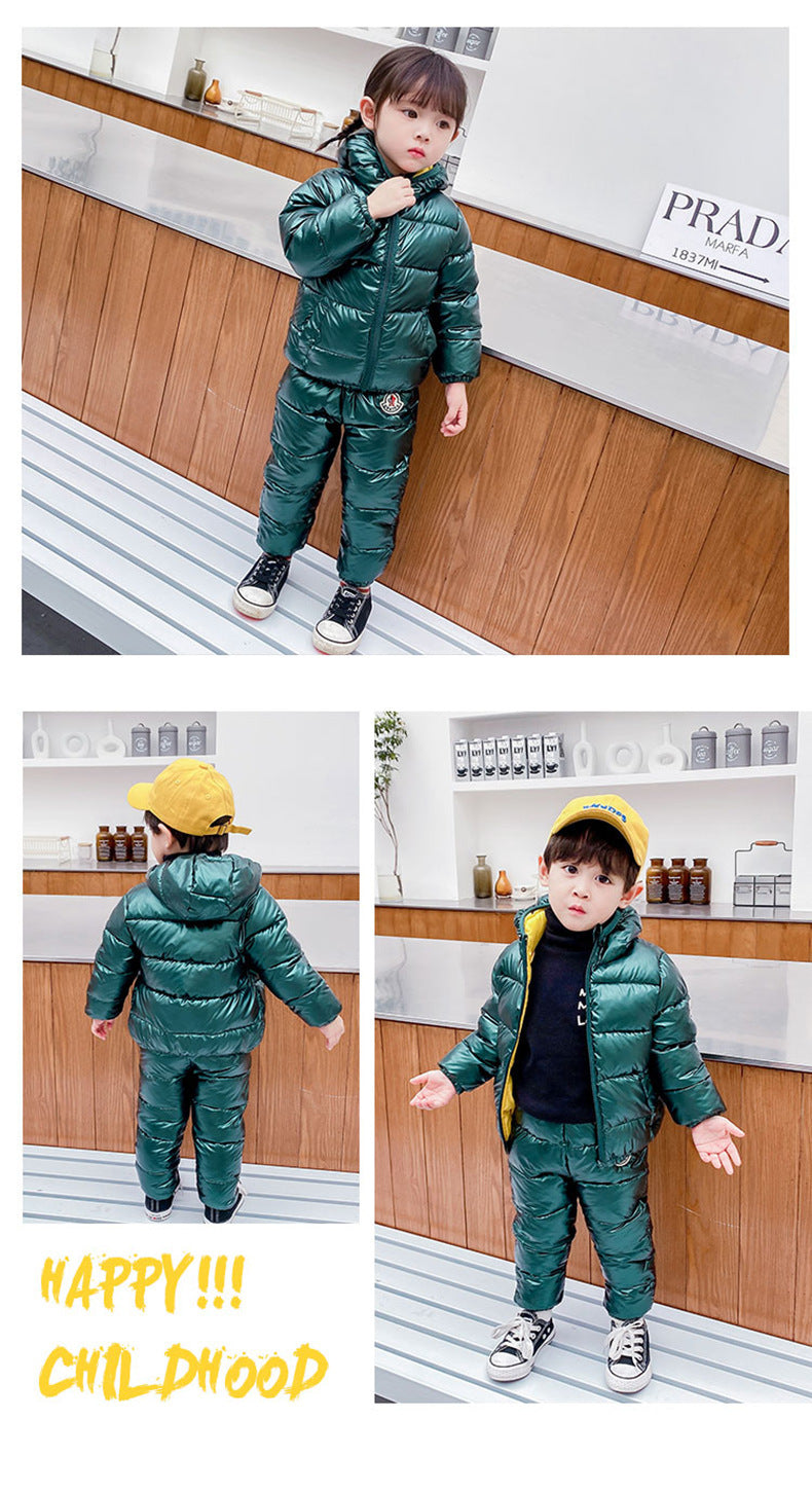 Daunenanzug aus Baumwolle für Kinder - Schneeanzug