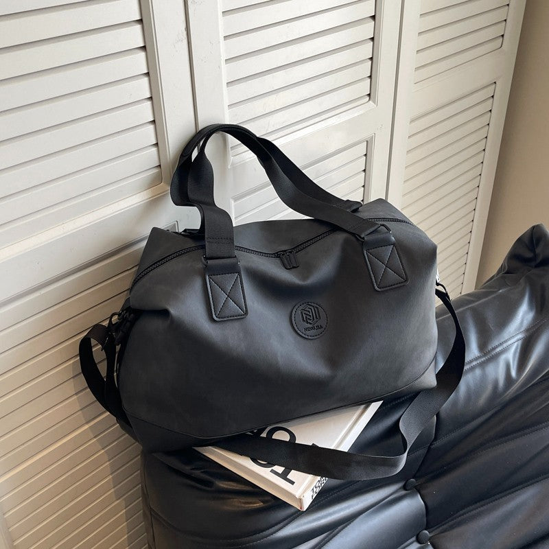 Freizeit-Sporttasche aus PU-Leder – große Kapazität, Schulter- & Reisetasche, ideal für Fitnessstudio und Reisen