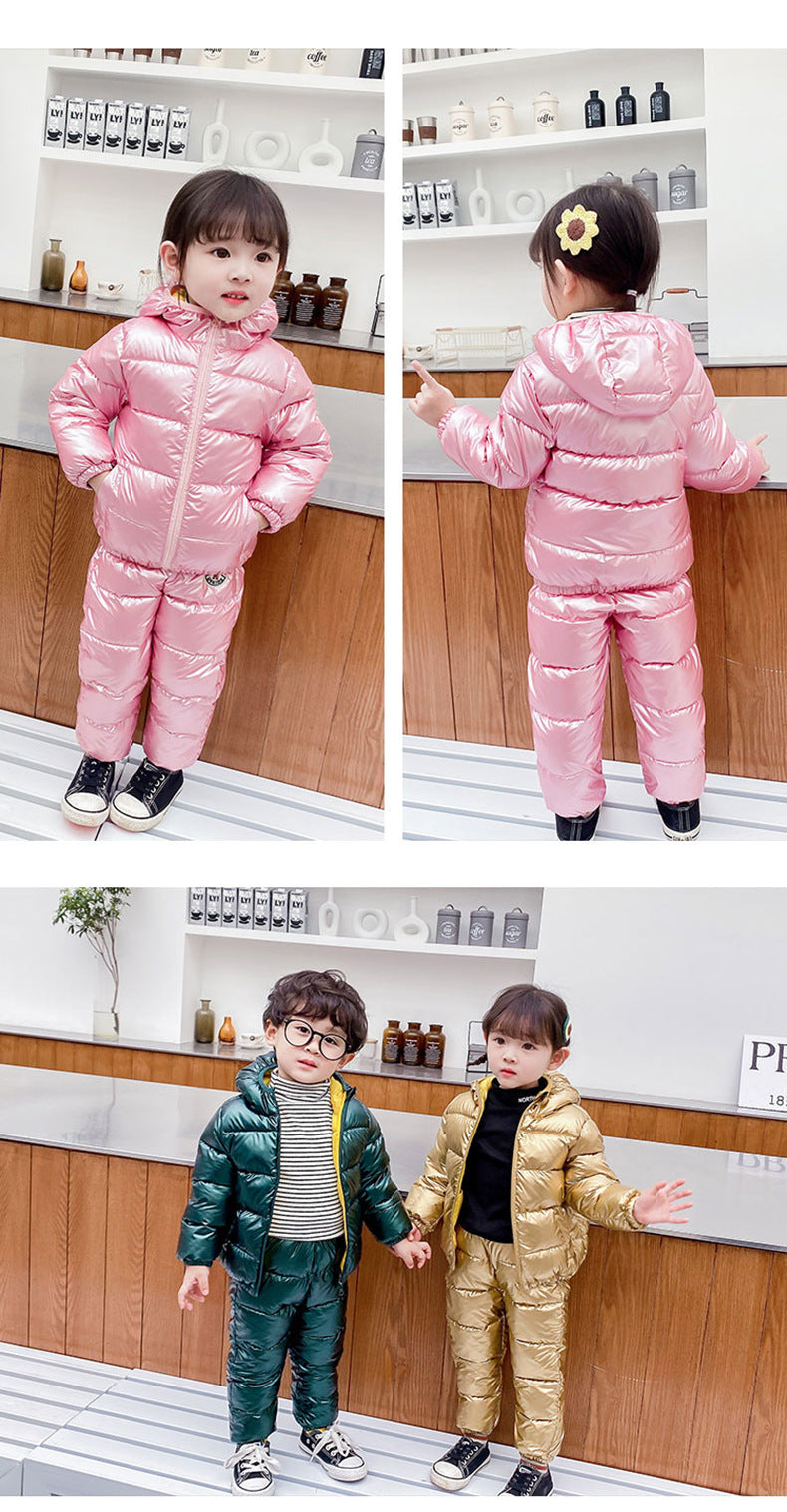 Daunenanzug aus Baumwolle für Kinder - Schneeanzug