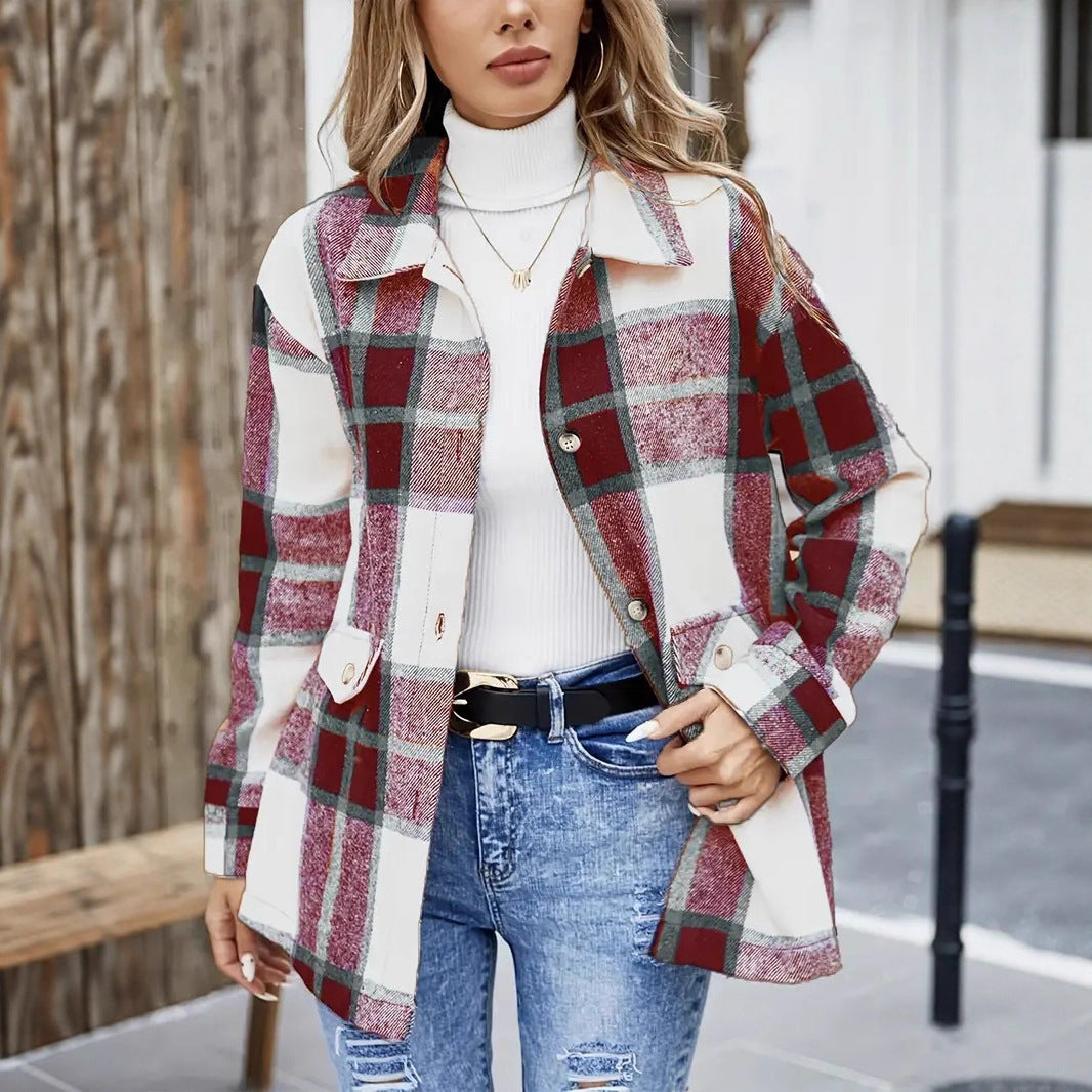 Dicke Flanell-Hemdjacke im Karo-Look – lässig, stylisch und perfekt zum Kombinieren.“