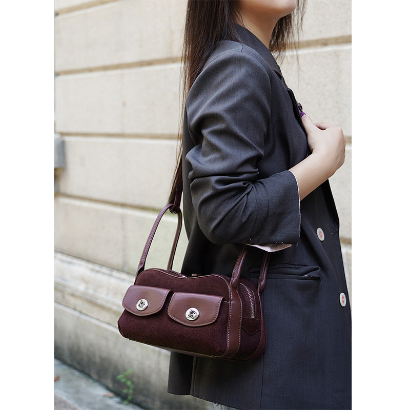 Einfache Schultertasche – große Kapazität & tragbar.“