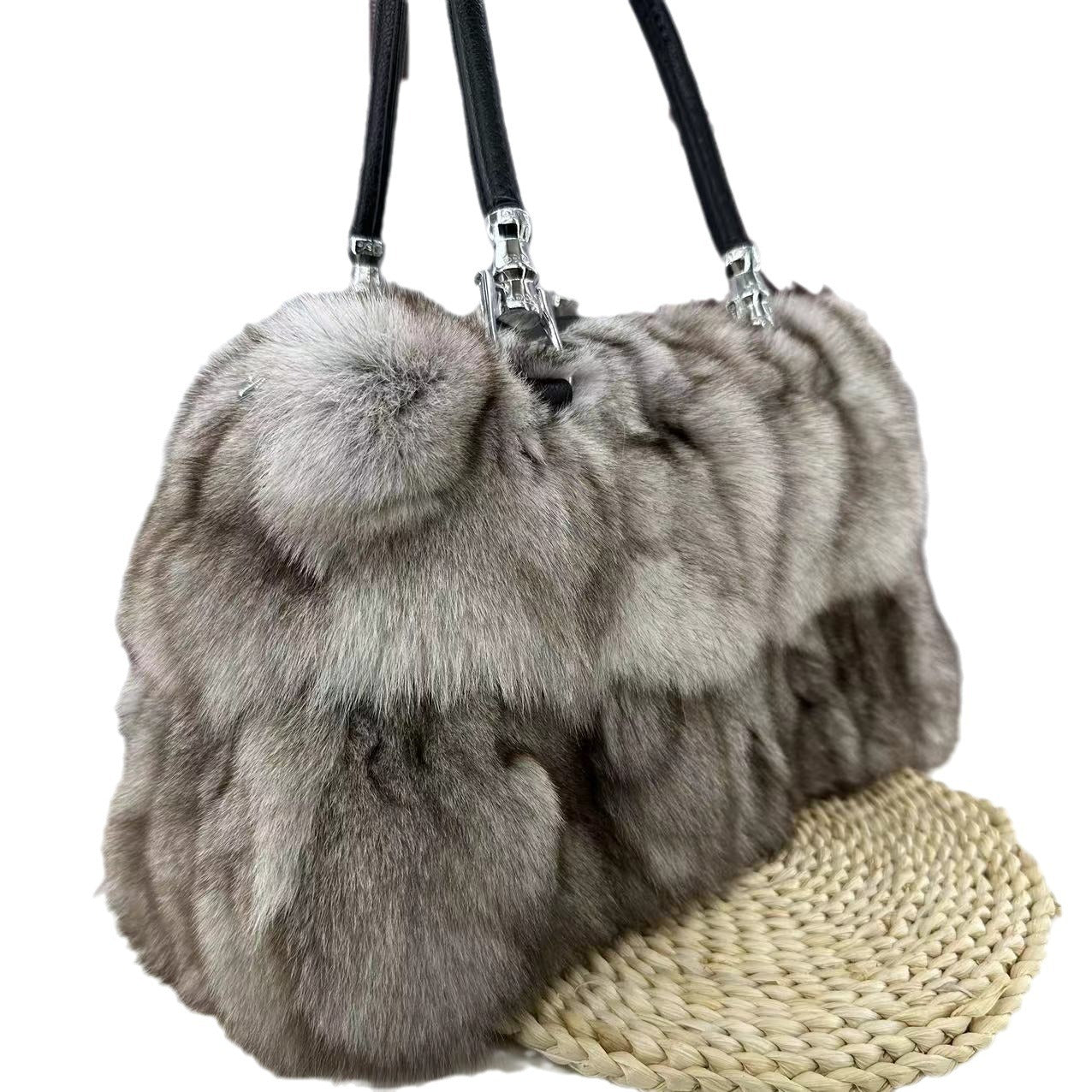 Herbst und Winter Fuchs Pelz Tasche Frauen