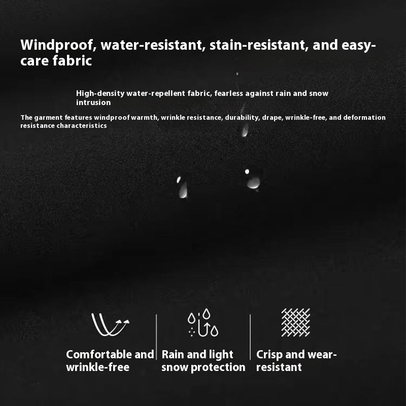 Mittellange wattierte Herrenjacke – warm, winddicht und stilvoll für den Winter