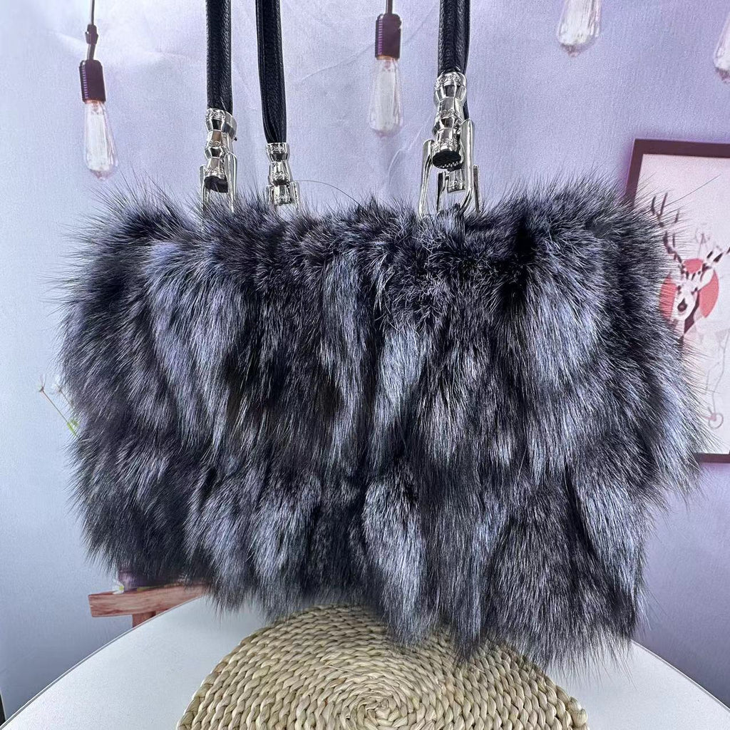 Herbst und Winter Fuchs Pelz Tasche Frauen