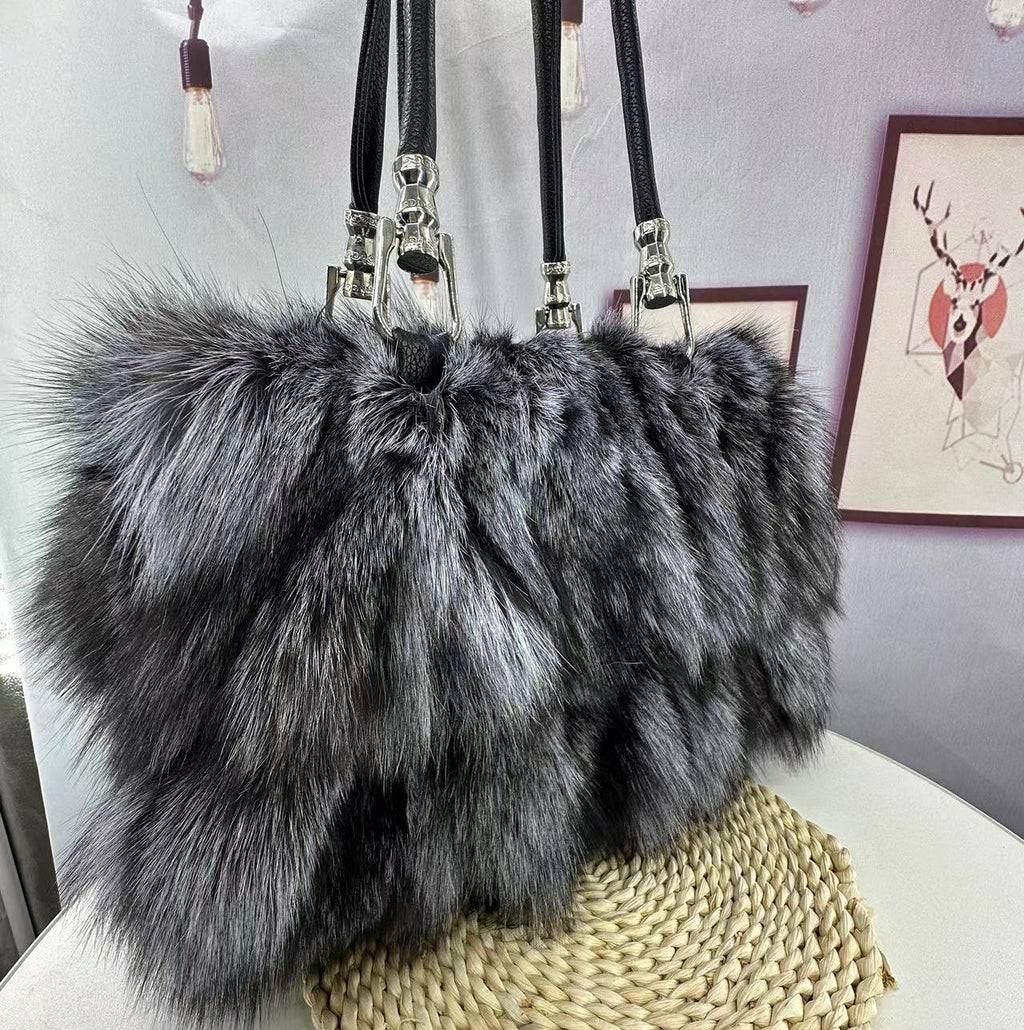 Herbst und Winter Fuchs Pelz Tasche Frauen